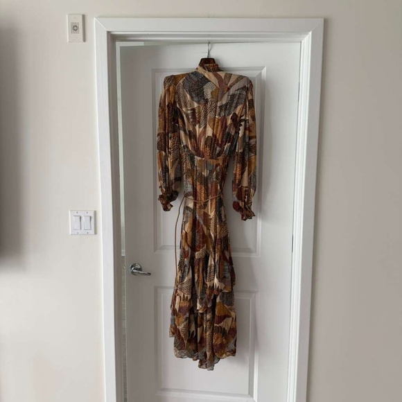 Farm Rio Macaws Long Sleeve Maxi Dress - Picture 8 of 8